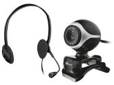 Kit Fone de Ouvido c/ Webcam - Trust 17028